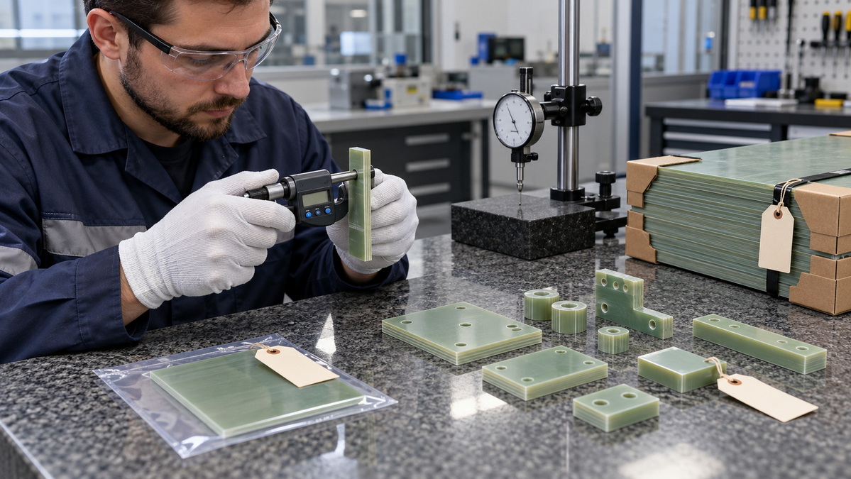 Fiberglass Sheet Sampling And Batch Traceability