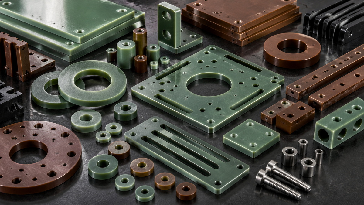 CNC Machined Insulation Material Components