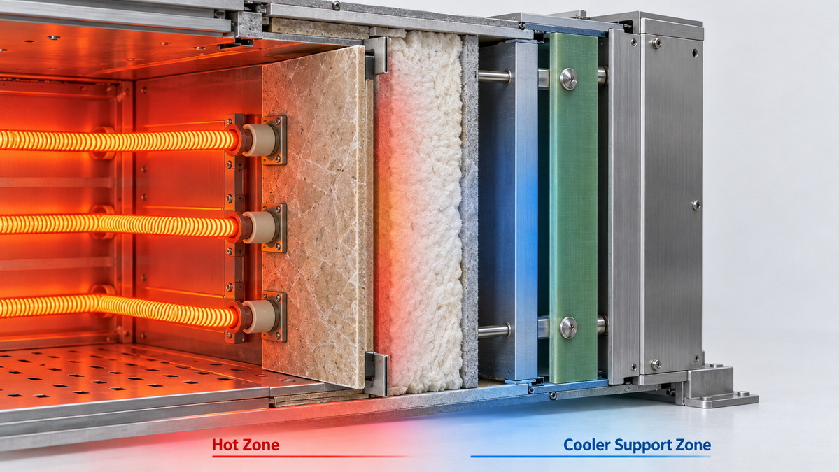 Industrial Oven Insulation Temperature Zones