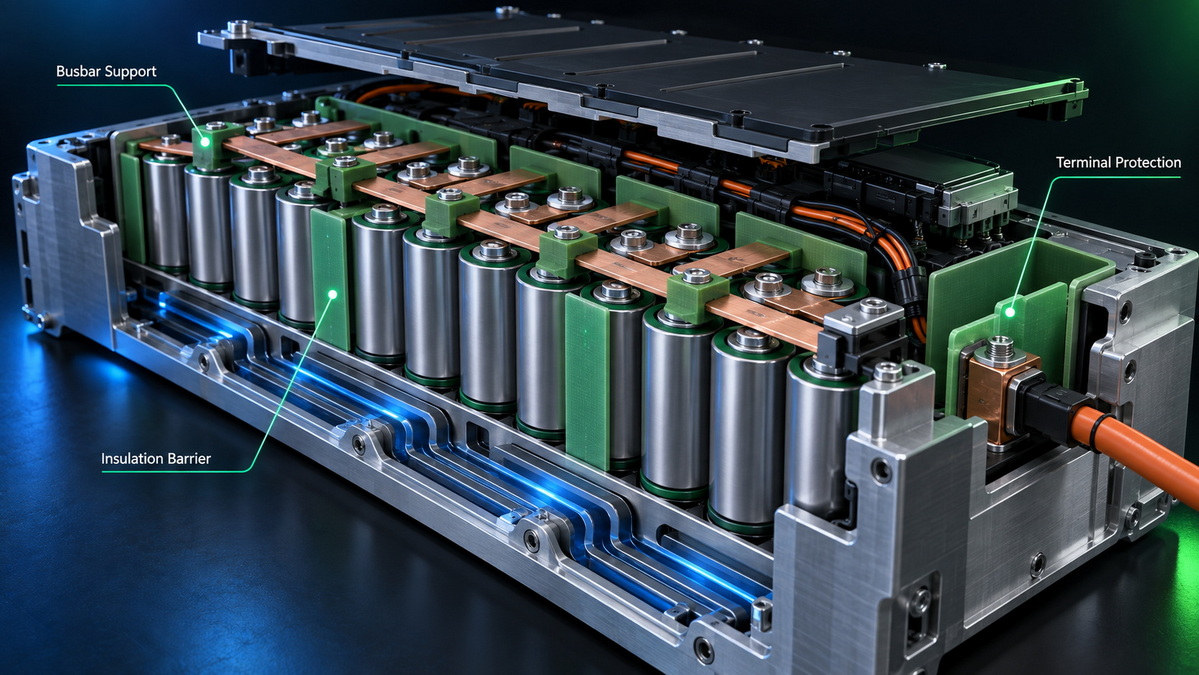 Lithium Battery Module Insulation Structure
