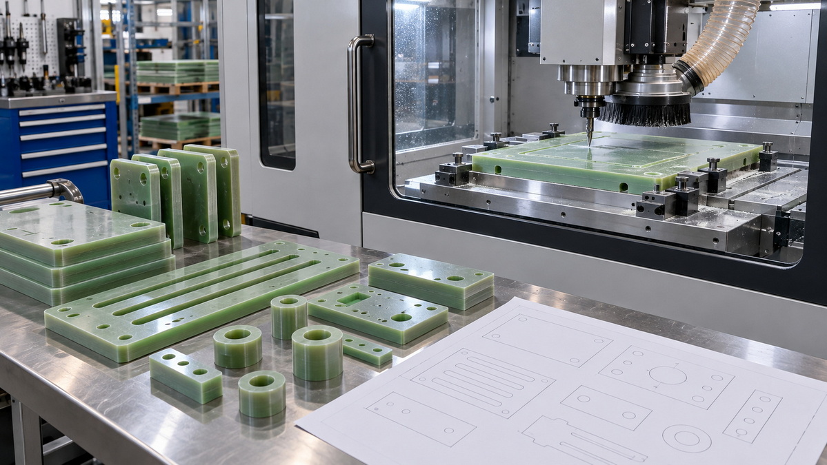 Custom Fiberglass Sheet Machining For OEM Components