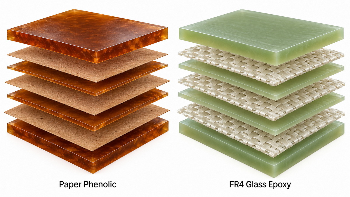 Phenolic And FR4 Laminate Structures