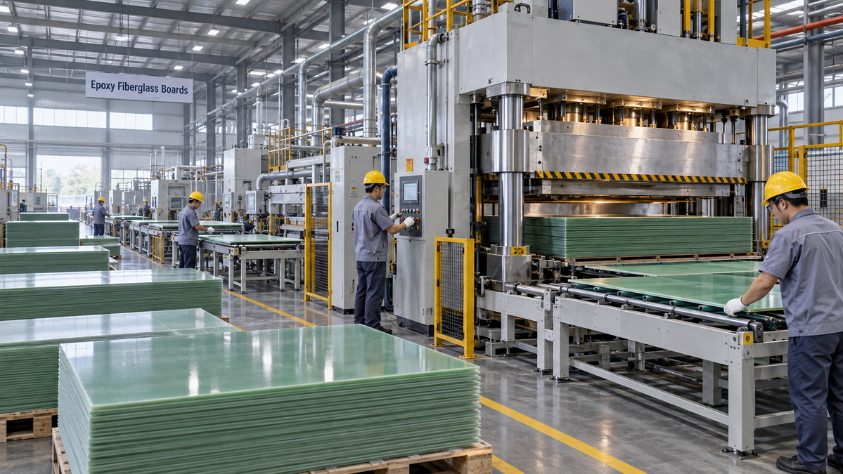 China Epoxy Fiberglass Board Manufacturing Facility