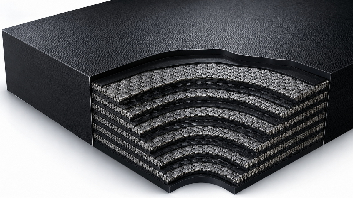 Black G10 Sheet Material Structure