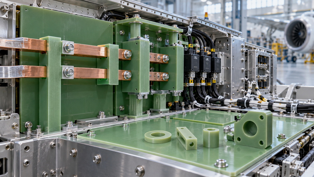 Epoxy Glass Sheet Aerospace Electrical Assembly