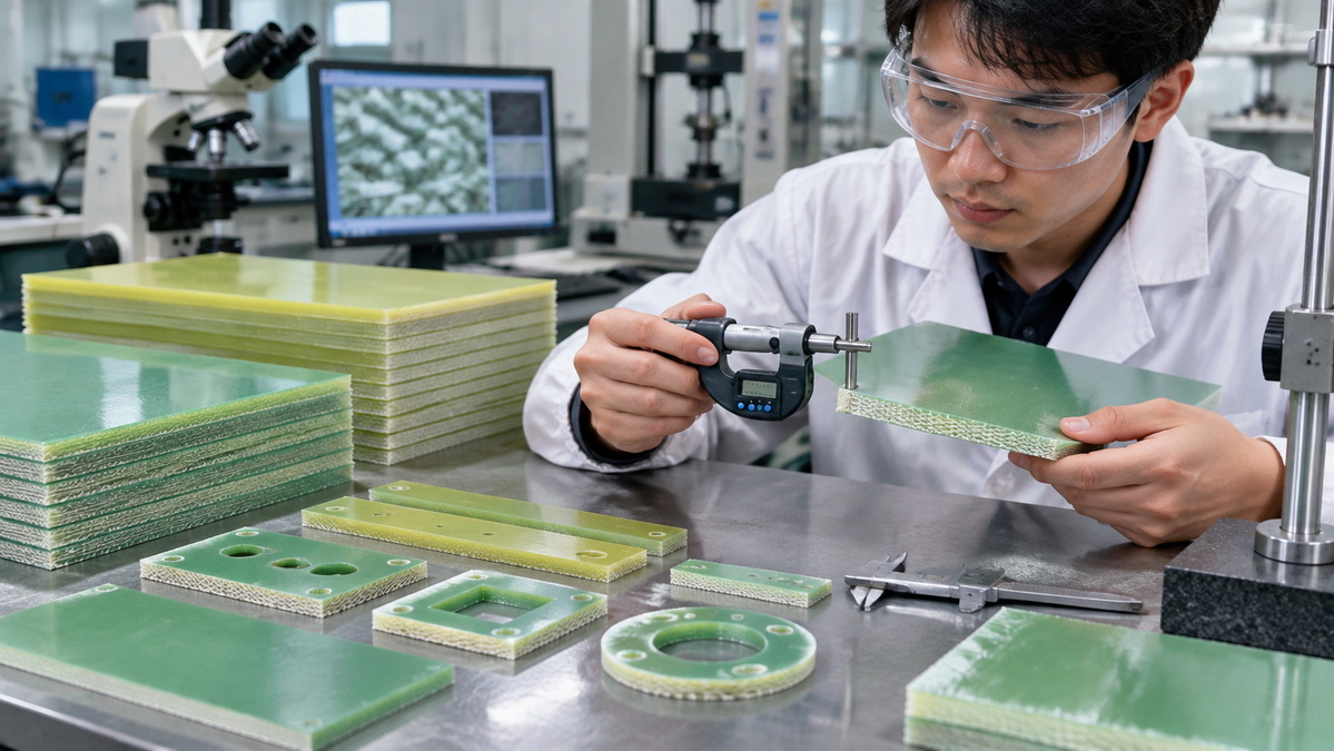 Fiberglass Laminate Sheet Quality Inspection