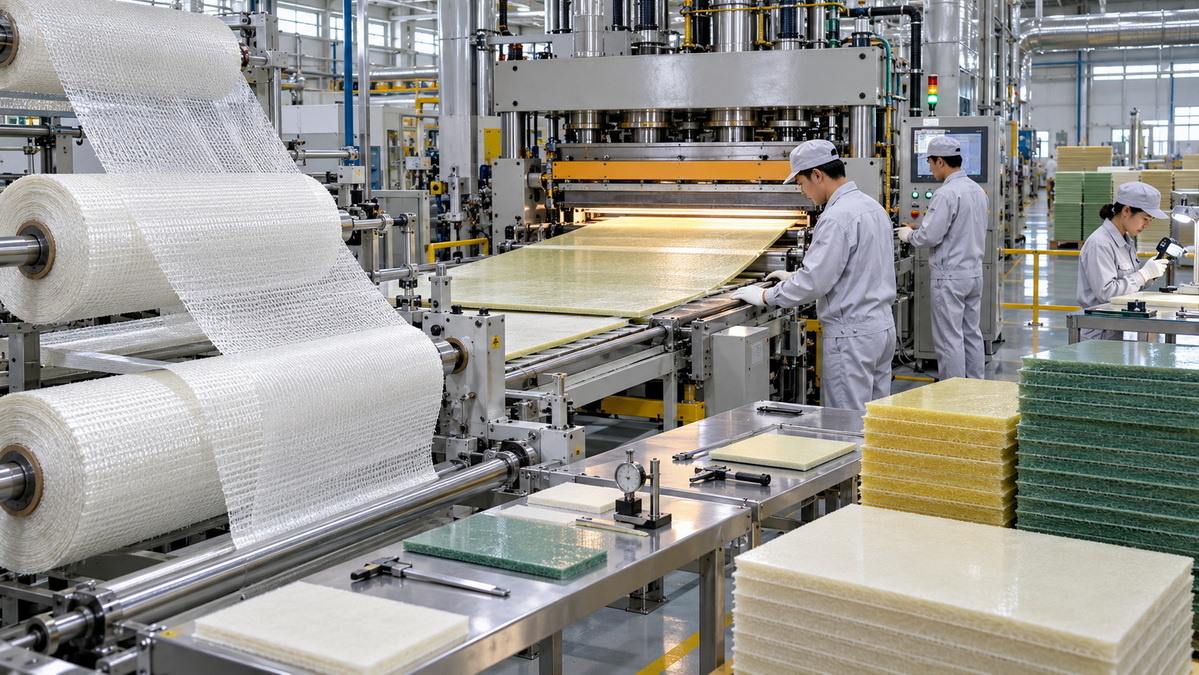 Fiberglass Sheets Manufacturing Process