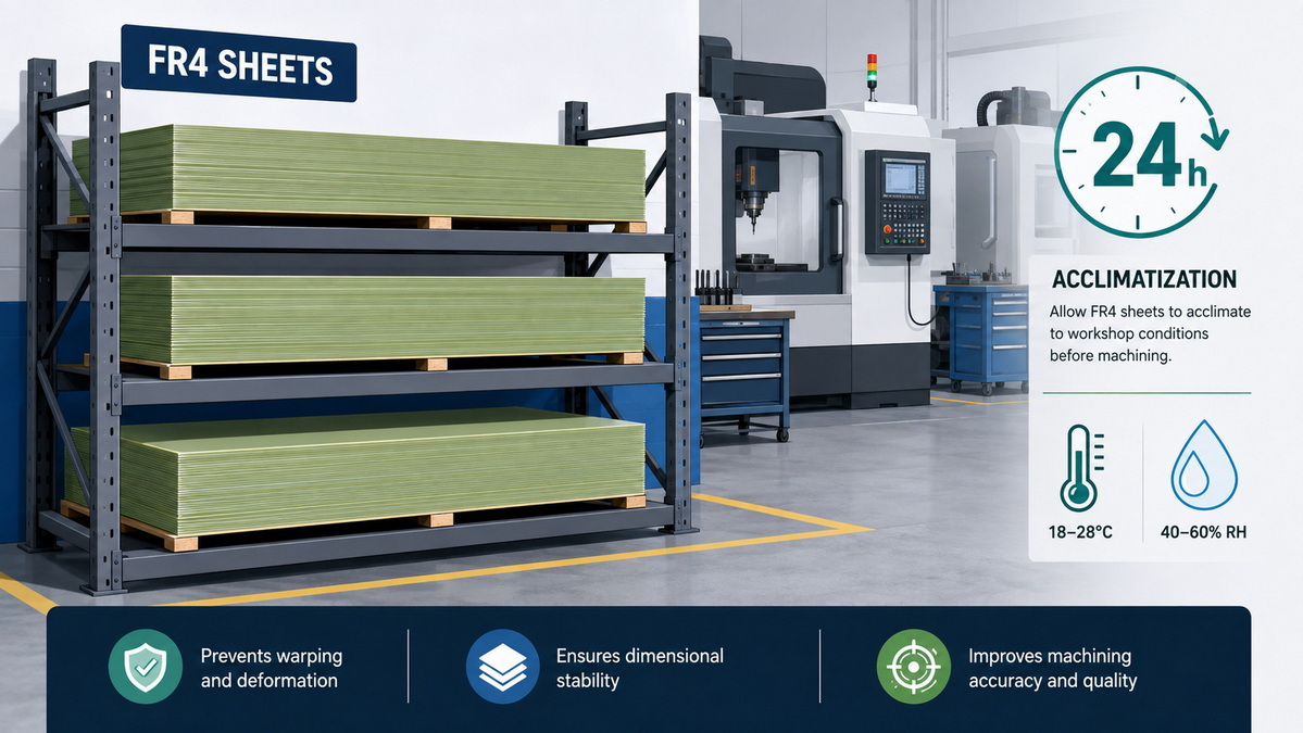 FR4 Acclimatization Before Machining