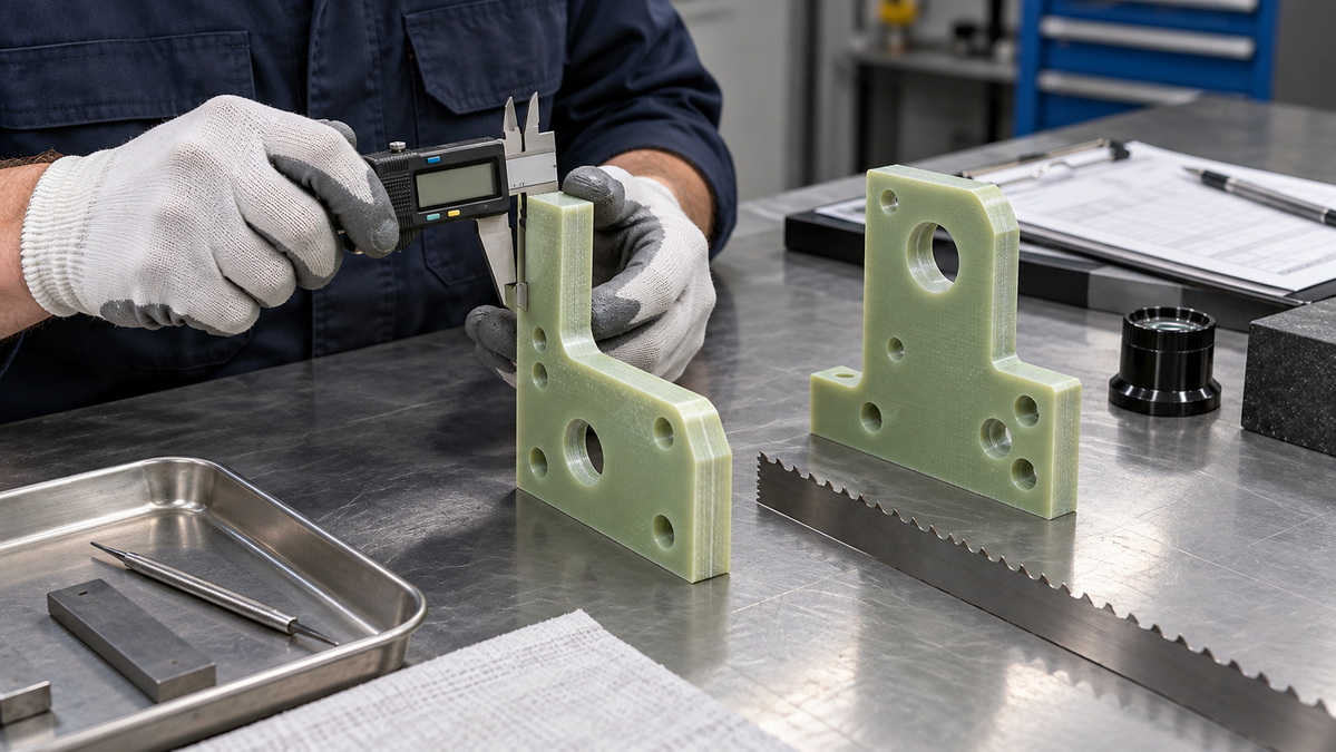 G10 Saw Guide Qualification Inspection