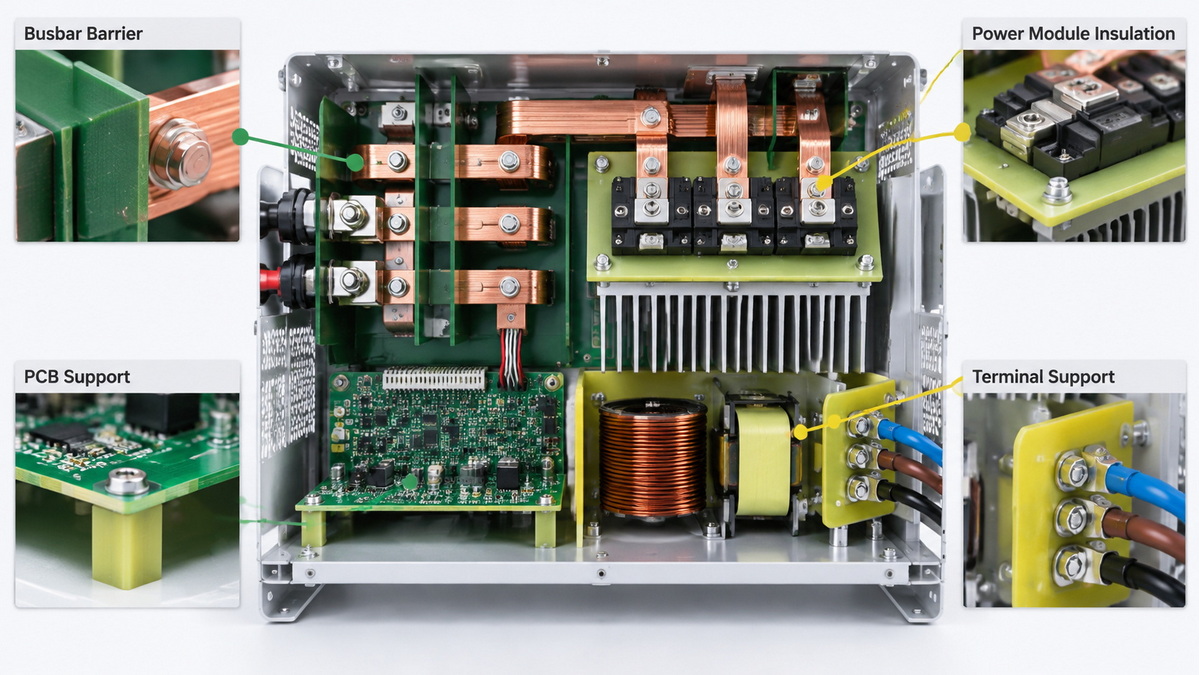 Solar Inverter Internal Insulation Components