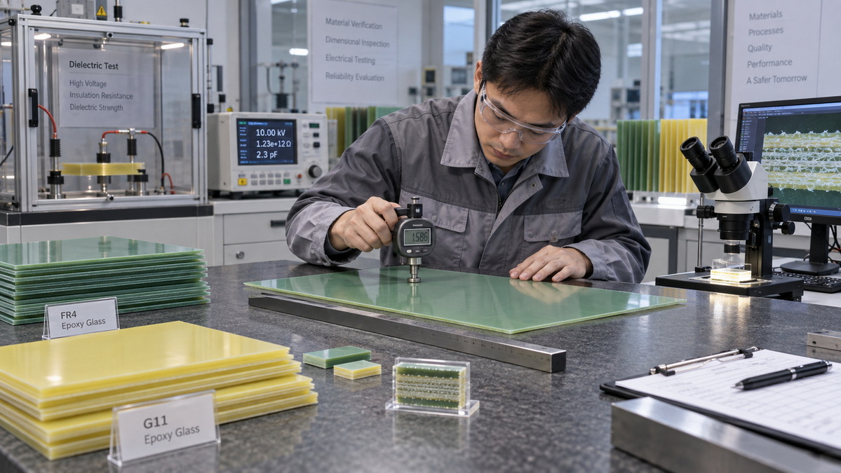 Epoxy Laminate Sheet Quality Inspection Process