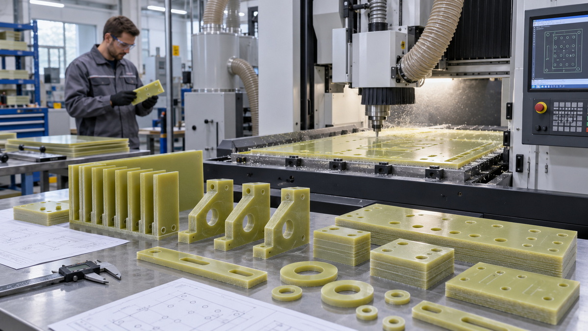 CNC Machined FR4 Electrical Components