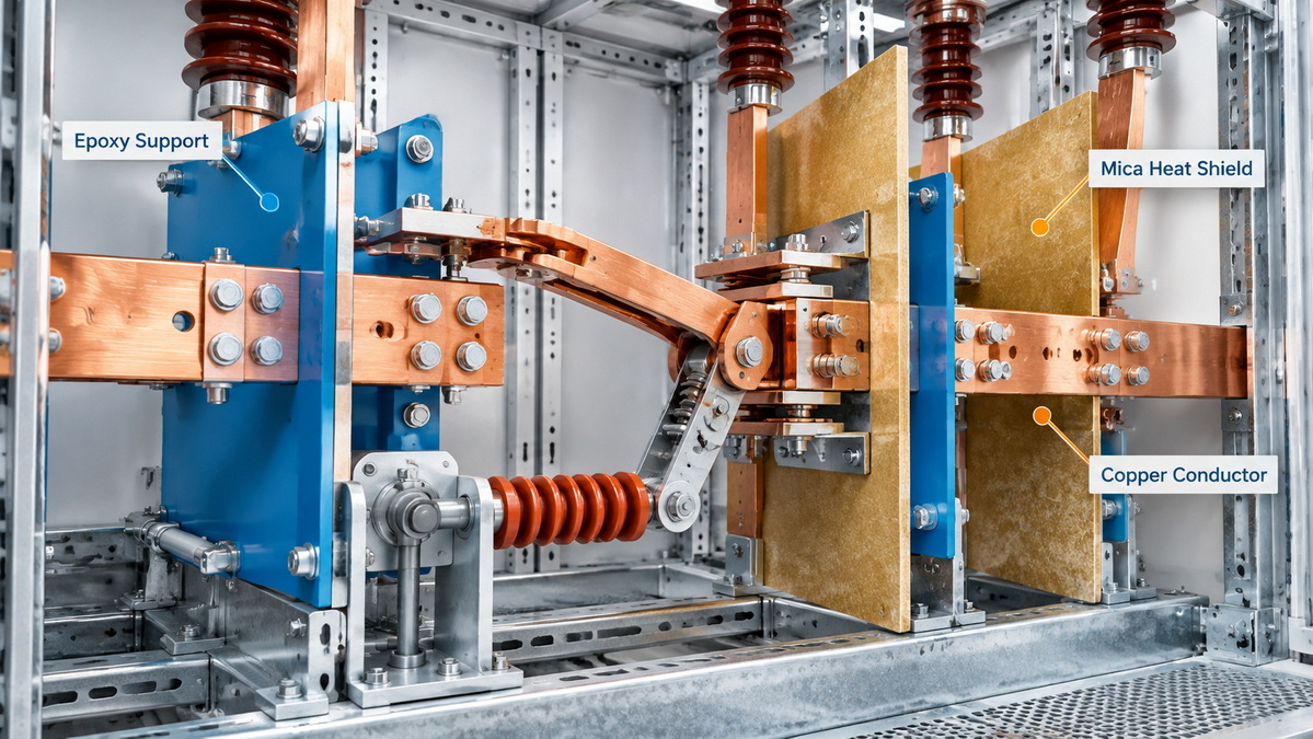 High Voltage Disconnect Switch Insulation Structure