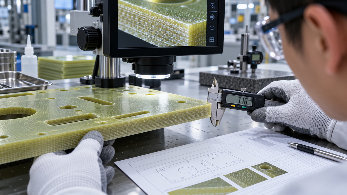 Fiberglass Sheet Quality Inspection